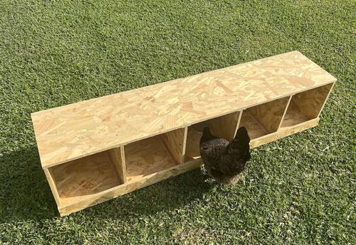 Show full view: Zylina Best Rest 5 Bay Bird Nesting Box, 57x13-in slide 5 of 9