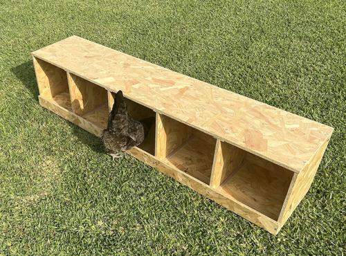 Show full view: Zylina Best Rest 5 Bay Bird Nesting Box, 57x13-in slide 4 of 9