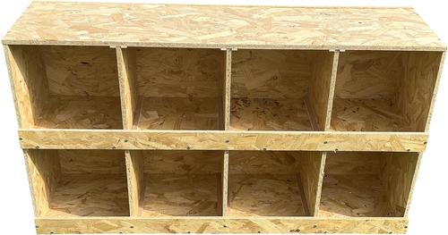 Show full view: Zylina Best Rest 8 Bay Bird Nesting Box, 46x13-in slide 8 of 8