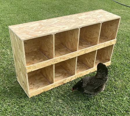 Show full view: Zylina Best Rest 8 Bay Bird Nesting Box, 46x13-in slide 3 of 8