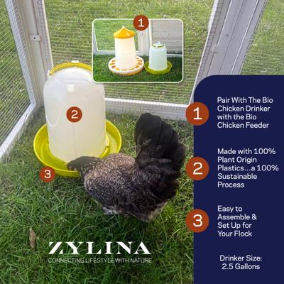 Show full view: Zylina Bio Chicken Waterer, 2.5-gal slide 2 of 8