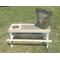 Show in main carousel: Zylina "Chick-nic" Picnic Table Chicken Feeder, Large, Tan slide 8 of 9