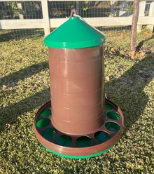 Zylina Eco Recycled Chicken Feeder, 35-lbs