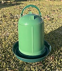 Zylina Eco Recycled Chicken Waterer, 1.3-gal