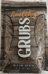 Zylina Healthy Grubs Black Soldier Fly Larvae Chicken Treats, 10-oz bag