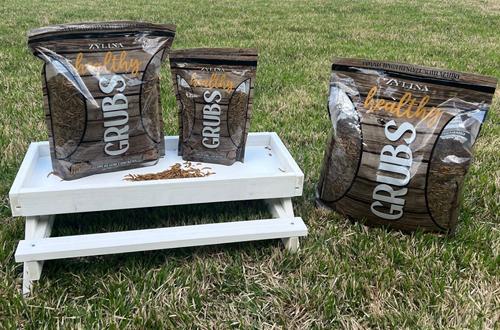 Show full view: Zylina Healthy Grubs Black Soldier Fly Larvae Chicken Treats, 10-oz bag slide 7 of 8