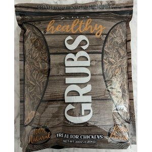 Zylina Healthy Grubs Black Soldier Fly Larvae Chicken Treats, 30-oz bag