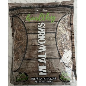 Zylina Healthy Mealworms Chicken Treats, 10-oz bag