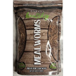 Zylina Healthy Mealworms Chicken Treats, 30-oz bag