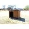 Show in main carousel: Zylina Large Cabin Asphalt Roof Pine Wood Outdoor Dog House, Brown, Medium slide 8 of 9