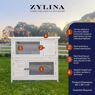 Show full view: Zylina Modern 2 Story Rabbit High Rise slide 2 of 9