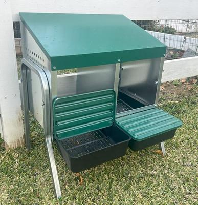 Show full view: Zylina Nesting Box with Legs, 2 Bays slide 3 of 8