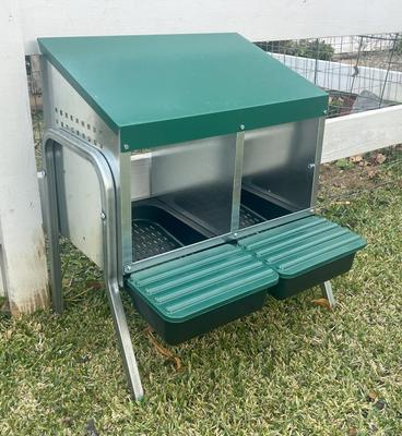 Show full view: Zylina Nesting Box with Legs, 2 Bays slide 2 of 8