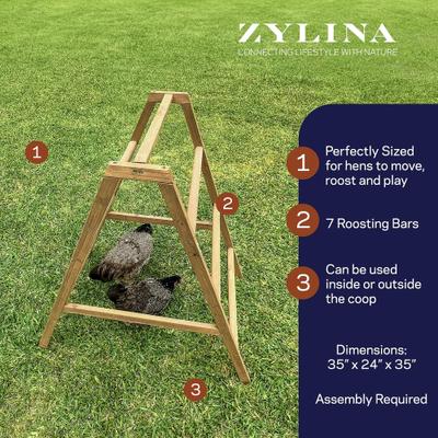 Show full view: Zylina Play-N-Roost Roosting Ladder slide 2 of 9