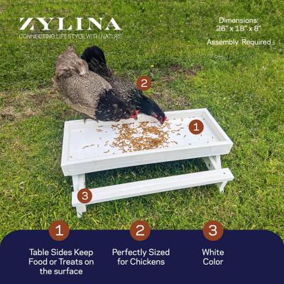 Show full view: Zylina Snack-n-Feed Picnic Table slide 2 of 9