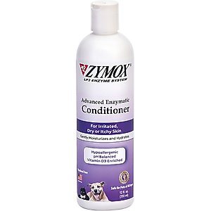 Zymox Advanced Enzymatic Oatmeal Cat & Dog Conditioner, 12-fl oz bottle