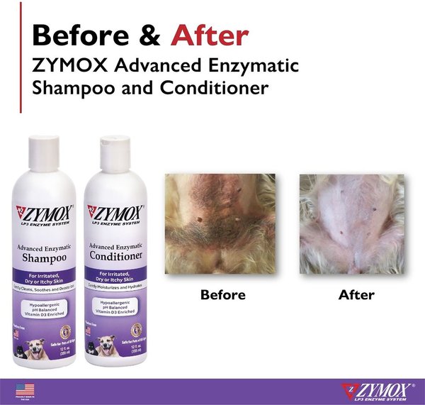 Zymox Advanced Enzymatic Oatmeal Cat & Dog Shampoo