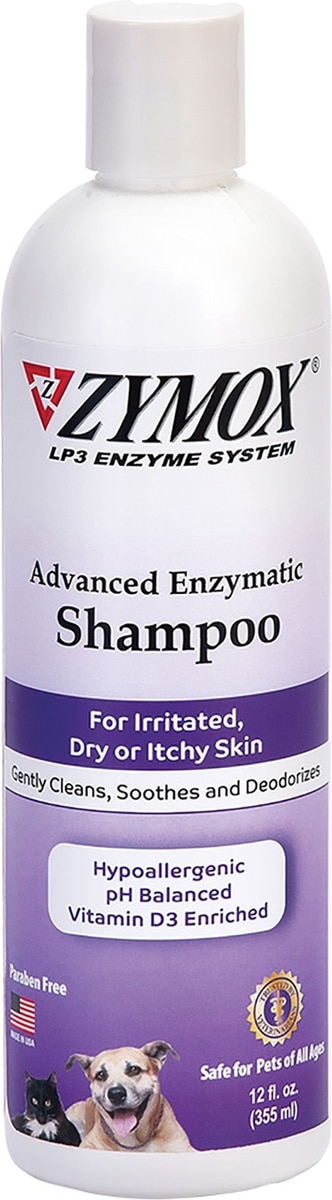 ZYMOX Advanced Enzymatic Oatmeal Cat & Dog Shampoo, 12-fl oz
