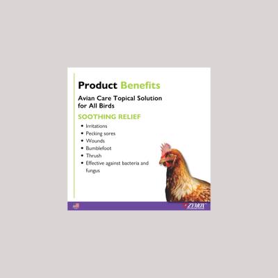 Show full view: Zymox Avian Care Topical Skin Solution, 1.25-fl oz bottle slide 2 of 5