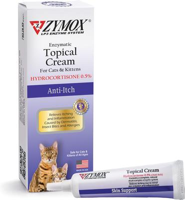 ZYMOX Enzymatic Cat & Kitten Topical Cream with 0.5