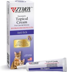 Zymox Enzymatic Cat & Kitten Topical Cream with 0.5% Hydrocortisone, 1-fl oz tube