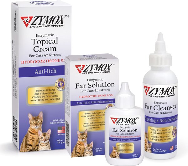 Zymox Enzymatic Cat & Kitten Topical Cream with 0.5% Hydrocortisone