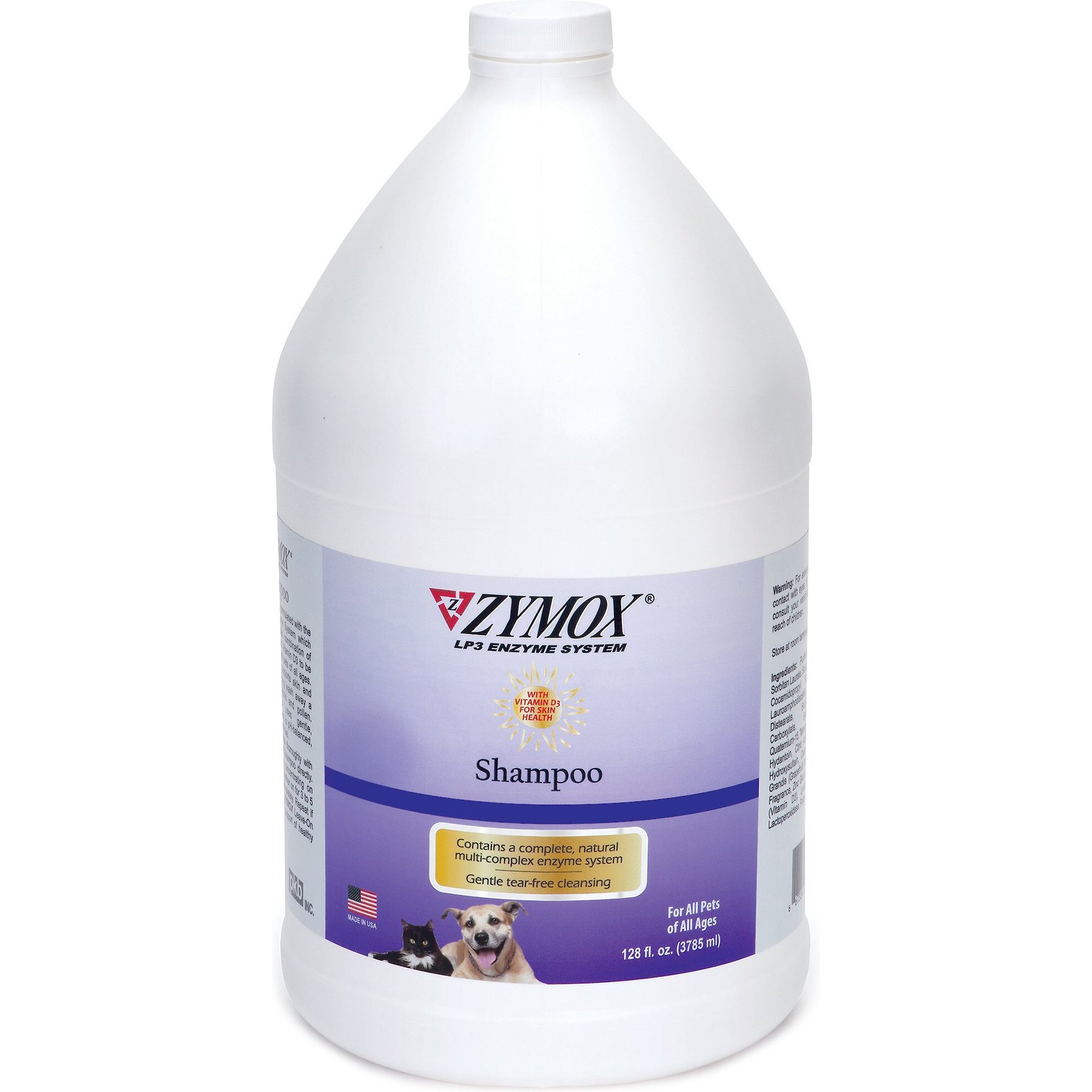 Zymox Enzymatic Dog & Cat Shampoo, 1-gal bottle