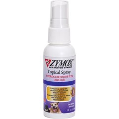 Zymox Enzymatic Topical Spray with Hydrocortisone 0.5% for Dogs & Cats, 2-fl oz bottle