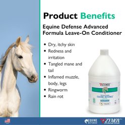 Zymox Equine Defense Advanced Formula Leave-On Horse Conditioner, 128-oz bottle slide 2 of 5