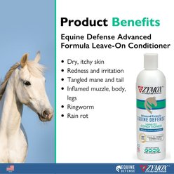 Zymox Equine Defense Advanced Formula Leave-On Horse Conditioner, 12-oz bottle slide 2 of 4