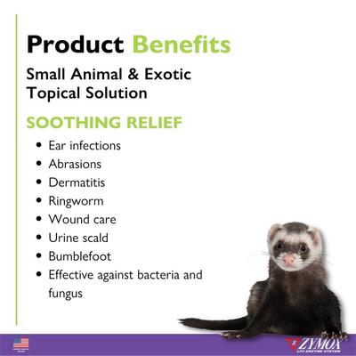 Show full view: Zymox Healthy Skin Small Pet Topical Solution, 1.25-fl oz bottle slide 2 of 6