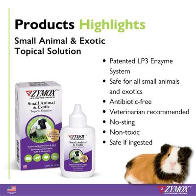 Show full view: Zymox Healthy Skin Small Pet Topical Solution, 1.25-fl oz bottle slide 3 of 6