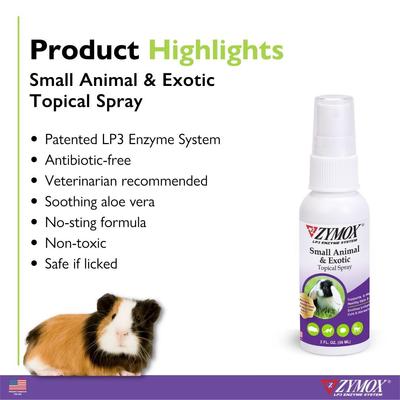 Show full view: Zymox Healthy Skin Small Pet Topical Solution, 2-fl oz bottle slide 3 of 7