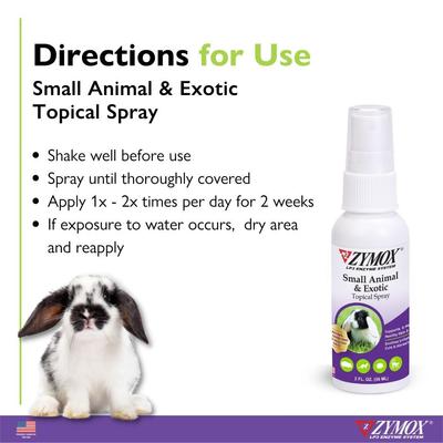 Show full view: Zymox Healthy Skin Small Pet Topical Solution, 2-fl oz bottle slide 4 of 7
