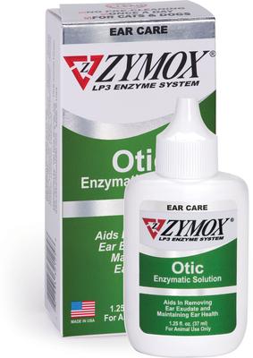Show full view: Zymox Otic Dog & Cat Ear Infection Treatment without Hydrocortisone, 1.25-fl oz bottle slide 1 of 11