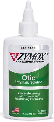 Show full view: Zymox Otic Dog & Cat Ear Infection Treatment without Hydrocortisone, 4-fl oz bottle slide 1 of 12