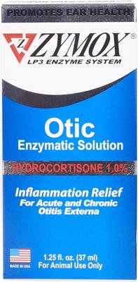 Show full view: Zymox Otic Ear Infection Treatment with Hydrocortisone, 1.25-fl oz bottle + Veterinary Strength Dog & Cat Ear Cleanser, 4-fl oz bottle slide 4 of 9