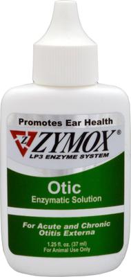 Show full view: Zymox Otic Ear Infection Treatment without Hydrocortisone, 1.25-fl oz bottle + Enzymatic Ear Cleanser for Dogs & Cats, 4-fl oz bottle slide 2 of 8