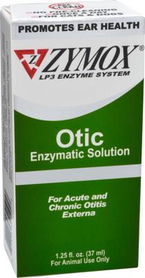 Show full view: Zymox Otic Ear Infection Treatment without Hydrocortisone, 1.25-fl oz bottle + Enzymatic Ear Cleanser for Dogs & Cats, 4-fl oz bottle slide 5 of 8