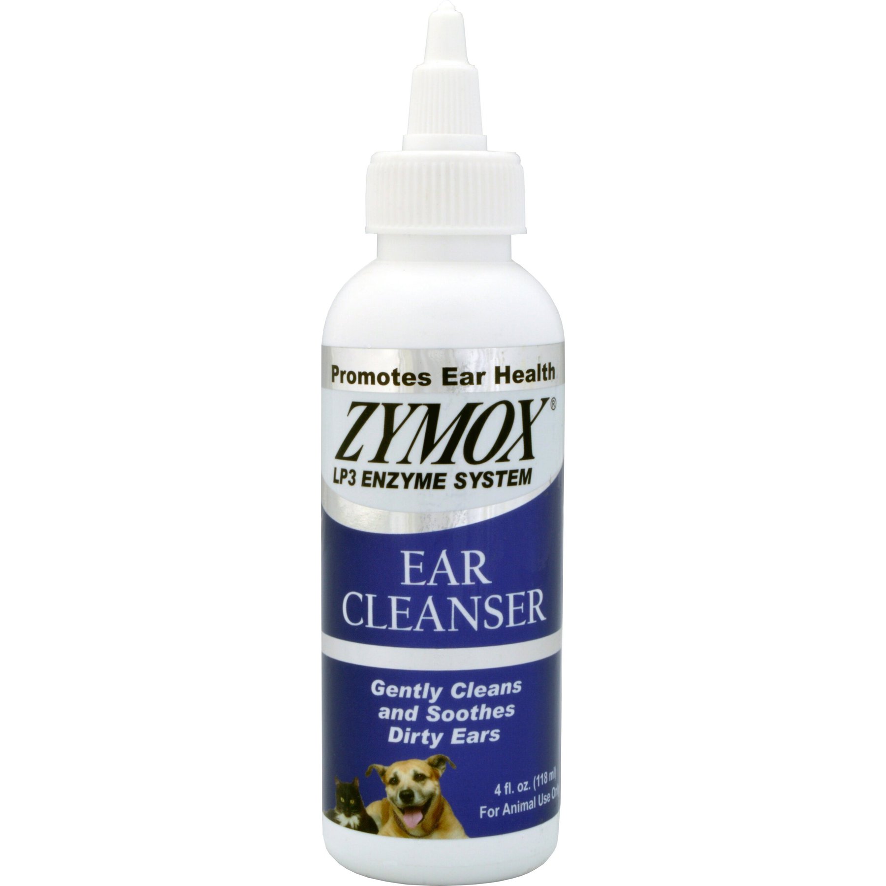 Ear Cleanser for Dogs and Cats, 4-oz bottle