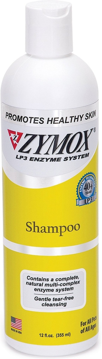 ZYMOX Veterinary Strength Enzymatic Dog & Cat Shampoo, 12-fl oz