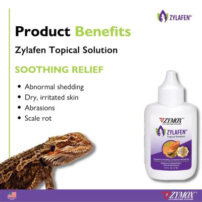Show full view: Zymox Zylafen Reptile Topical Solution, 1.25-oz bottle slide 2 of 7