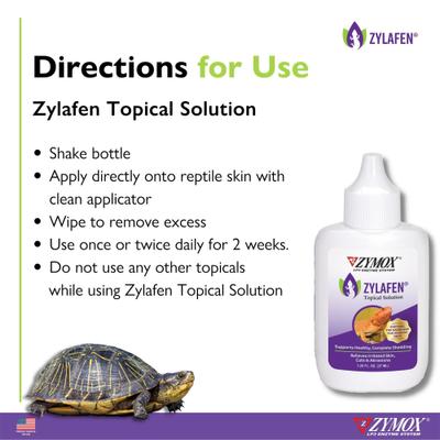 Show full view: Zymox Zylafen Reptile Topical Solution, 1.25-oz bottle slide 4 of 7