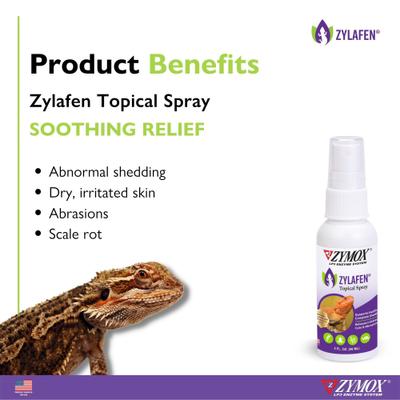 Show full view: Zymox Zylafen Reptile Topical Spray, 2-oz bottle slide 2 of 6