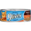 9 Lives Hearty Cuts with Real Turkey, Chicken & Cheese in Gravy Canned Cat Food, 5.5-oz, case of 24