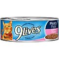 9 Lives Meaty Pate Seafood Platter Canned Cat Food, 5.5-oz, case of 24