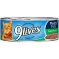 9 Lives Meaty Pate Super Supper Canned Cat Food, 5.5-oz, case of 24
