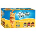 9 Lives Poultry & Beef Favorites Variety Pack Canned Cat Food, 5.5-oz, case of 24