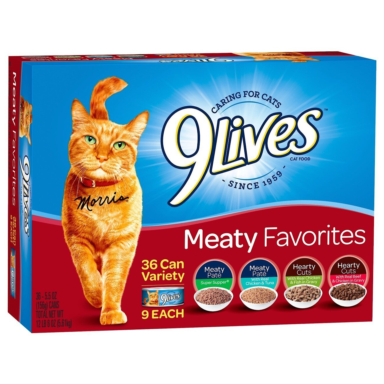 9 LIVES Meaty Favorites Variety Pack Canned Cat Food Customer Questions ...