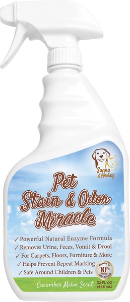 Discontinued SUNNY HONEY Cucumber Melon Scent Pet Stain Odor Eliminator 32 oz bottle Chewy